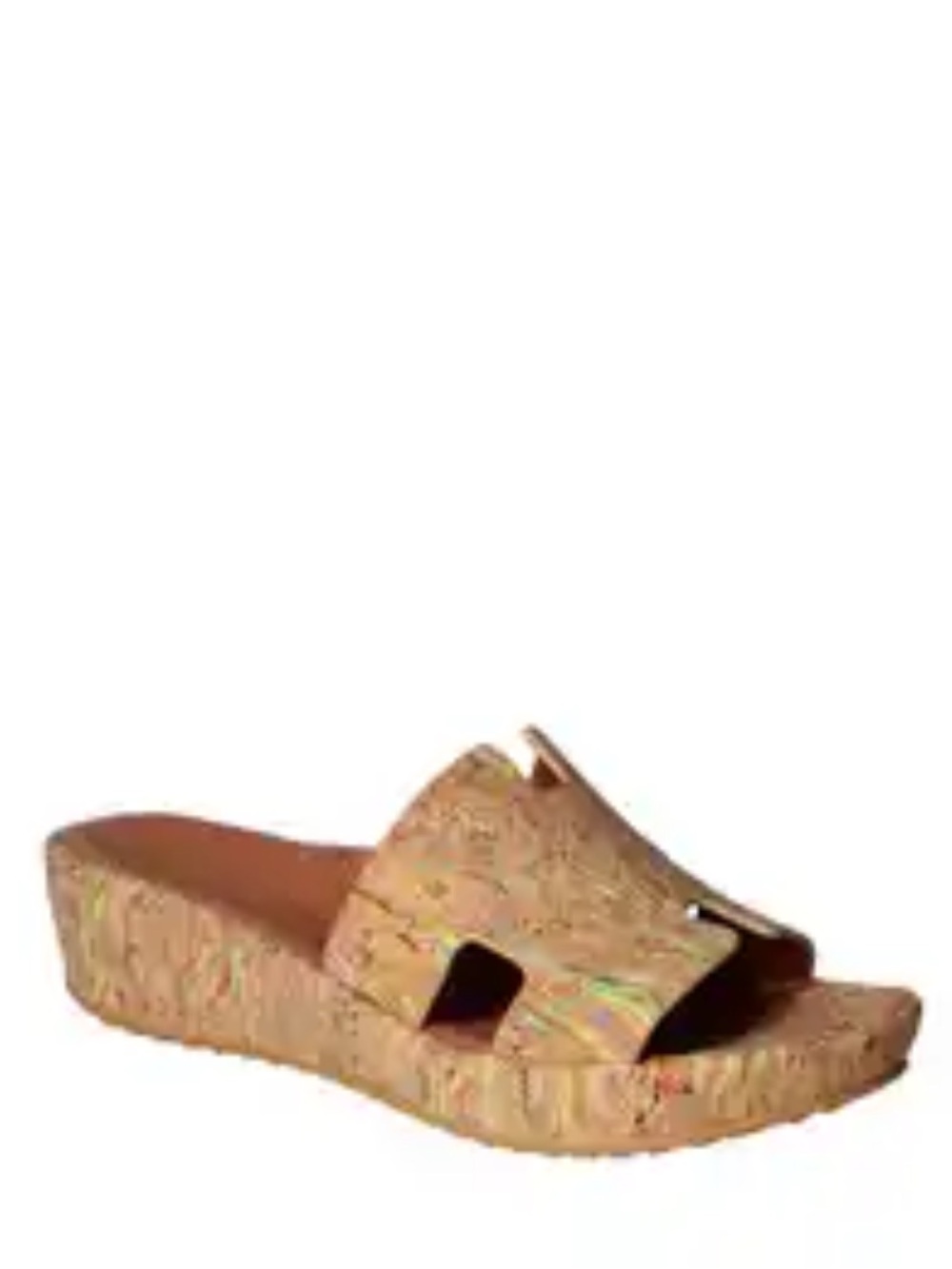 L'AMOUR DES PIEDS CATIANA Natural Cork Slip On Sandals Women’s Size 8